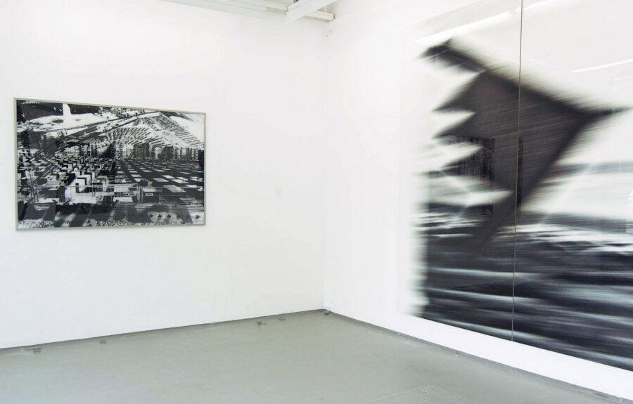 Installationsansicht, Katharina Sieverding, »ENCODE VII / 08«, 2008