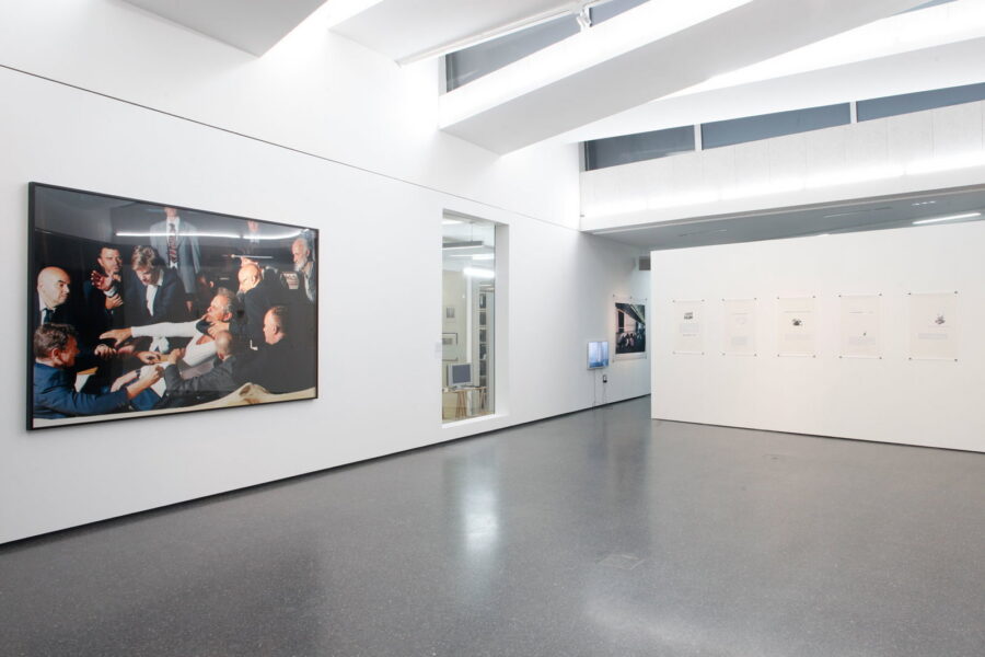 Installationsansicht, »Bezüge«, 2012
