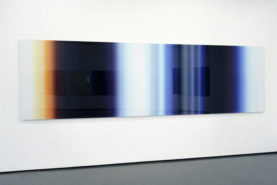 Installationsansicht, Inge Dick, »licht weiss«, 2018