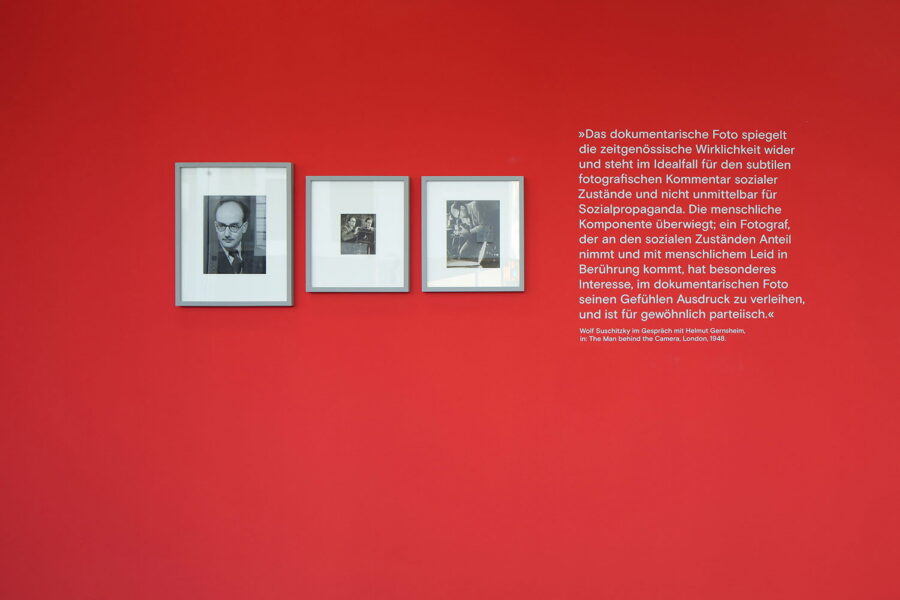 Installationsansicht, Wolfgang Suschitzky, »No resting place«, 2020
