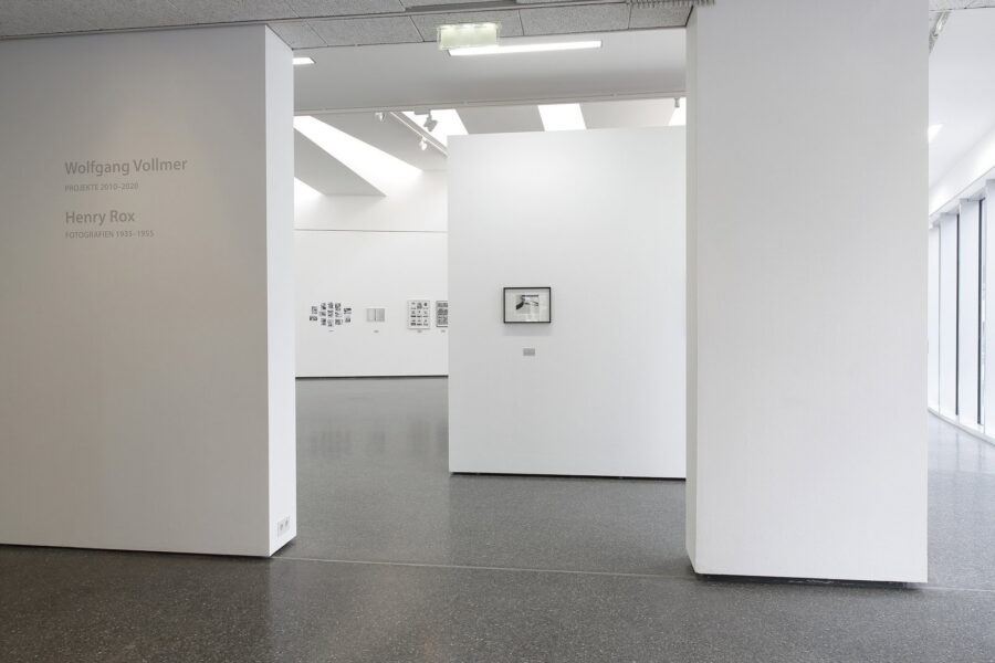 Installationsansicht, Wolfgang Vollmer, 2021