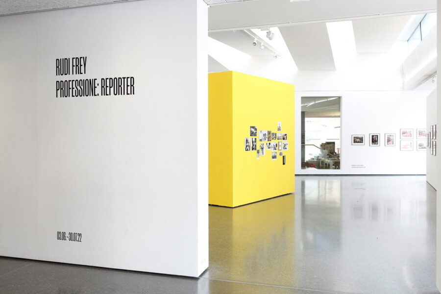 Installationsansicht, Rudi Frey, »Profession: Reporter«, 2022