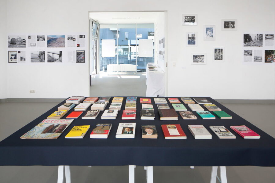 Installationsansicht, »Verlage zu Gast N°4: Spector Books«, 2022