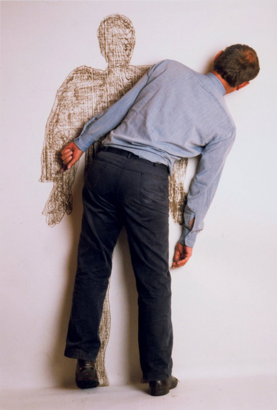 Lillian Birnbaum, aus der Serie: »Der Selbstmensch von Günter Brus«, Greisbach, 1987